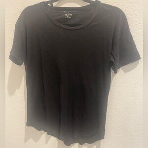 Madewell Black Short Sleeves Too Size Small
